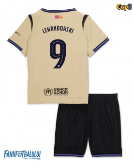 Barcelona Robert Lewandowski #9 Echipament de Fotbal Replică 2025-26 Copii Deplasare (+ Șorturi)